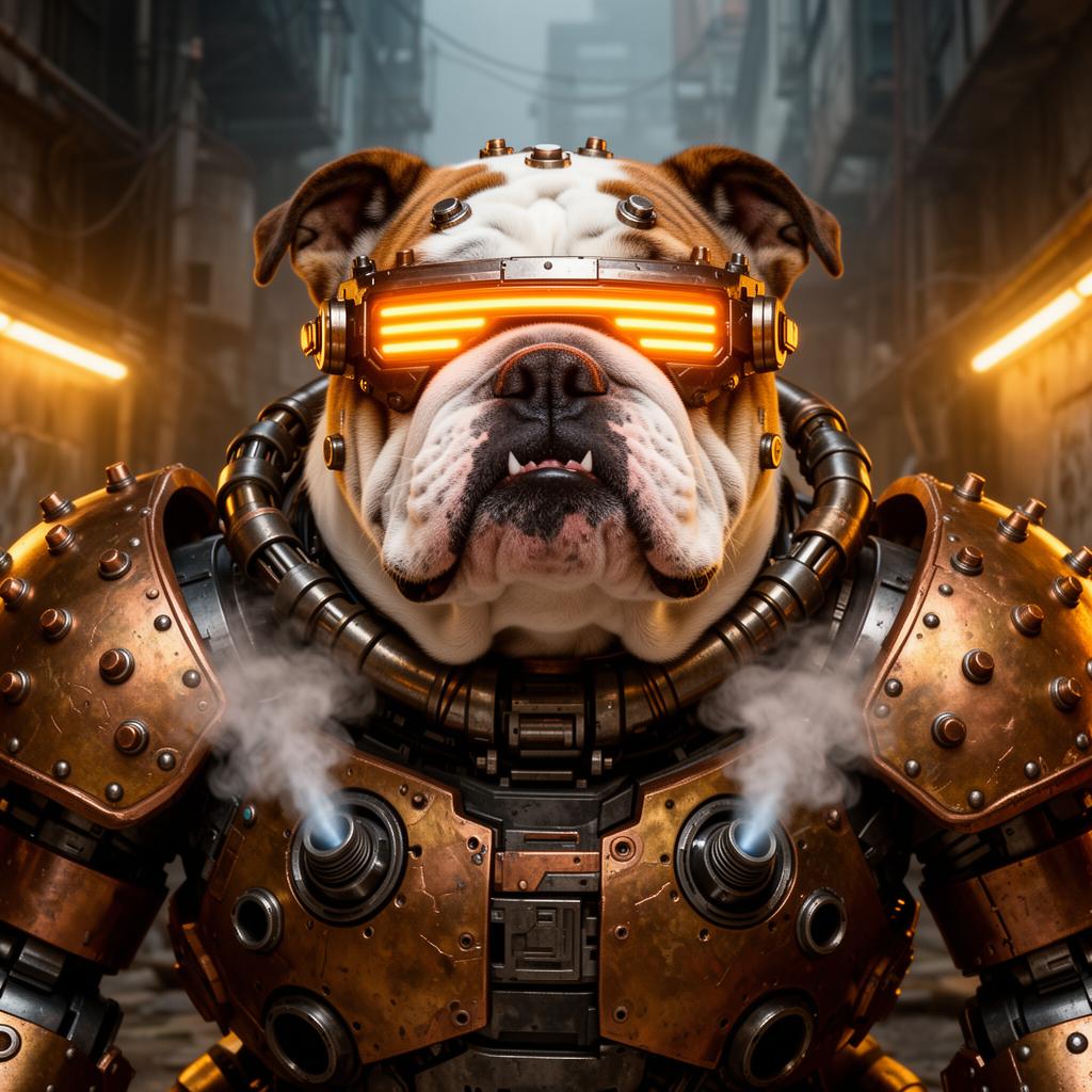 BORG-71CC — cyber English Bulldog from England