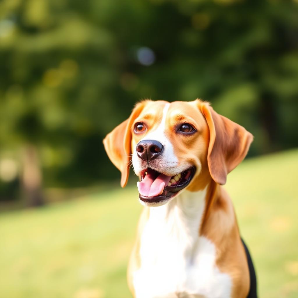 Biscuit, a Beagle available for adoption